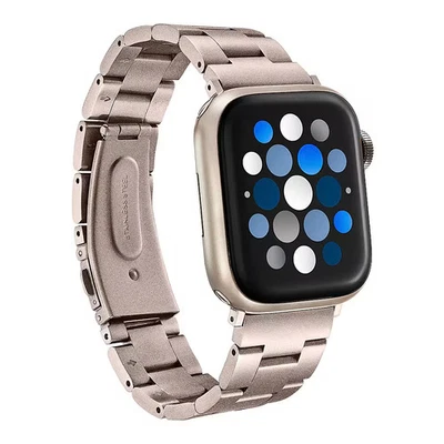 Insignia - Correa de eslabones de acero inoxidable para Apple Watch 38 mm, 40 mm. 41mm (Todo S... Foto 1 de 4