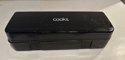 Cuchillo eléctrico COOKS con estuche y 2 hojas - Excelente estado Foto 1 de 4