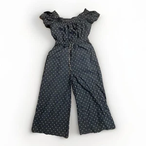 Anthropologie Damen blauer Hosenanzug weites Bein Overall Small - Bild 1 von 4