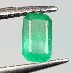 0.32 CT - Natural Zambian Emerald Octagon Shape unique Luster - 9375 - Picture 1 of 2
