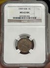 1909 VDB Lincoln Cent NGC MS 63 BN First Year