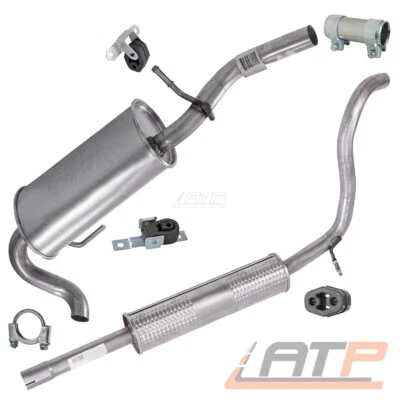 AUSPUFFANLAGE MITTELSCHALLDÄMPFER ENDSCHALLDÄMPFER FÜR VW LUPO 6X 6E 1.0 1.4 - Bild 1 von 4