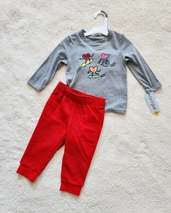 NWT toddler boy's / girl's Valentine's Day Hearts printed outfit set - Picture 1 of 5