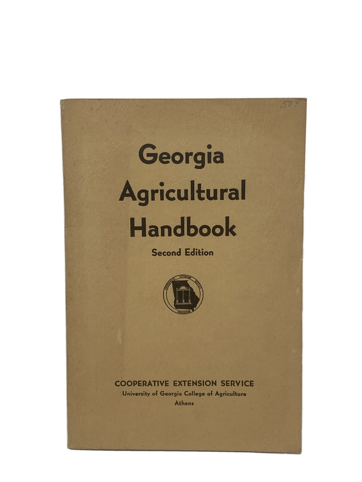 Vintage 1961 Georgia Farm History Book: Georgia Agricultural Handbook Second Ed. - Image 1 of 4