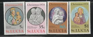ST LUCIA CHRISTMAS STAMPS 1974 MNH - XMAS86 - Picture 1 of 1