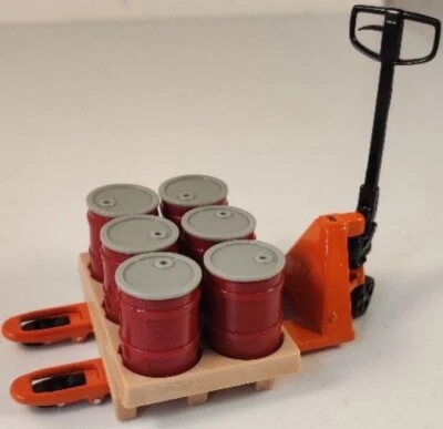 Elevador Toyota BT - Transpaleta y paletas con 6 tambores (hecho por NZG) NUEVO EN CAJA Foto 1 de 2