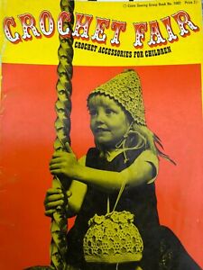 Targi szydełkowe - Płaszcze książka nr. 1082 - Akcesoria dla dzieci kapelusz i torba, rękawiczki