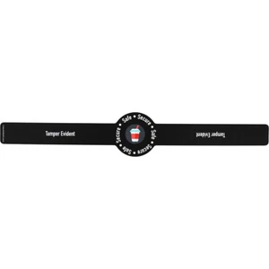 Secure Tamper Evident Seals for Drink Lids, Middle Protection | 1x 9" - 500 Pack - Picture 1 of 4