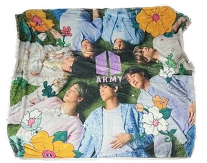 Jimin J-Hope for ARMY Fans K Pop Soft Plush Fleece Throw Blanket 49” x 39” - Picture 1 of 3