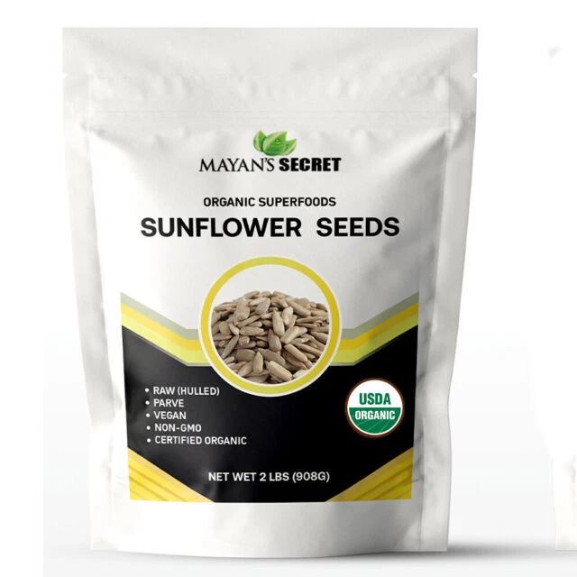 Sunflower Mayan's Secret Organic Superfoods Sunflower Seeds - 908g