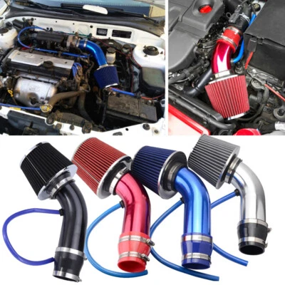3" inch Universal Car Cold Air Intake Filter Aluminum Induction Hose Pipe Kit - Image 1 of 4