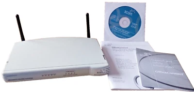 Wireless Firewall Router  3Com Office Connect ADSL 11g  54Mbps 10/100 - Image 1 of 4