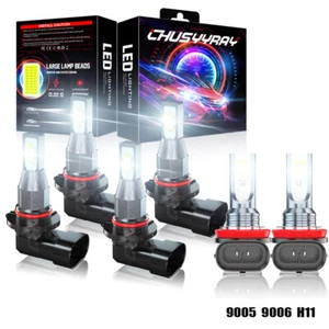 For Honda Odyssey 2005-2007 2008 2009 2010 6X LED Headlights + Fog Lights - Foto 1 di 13