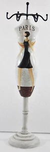 Busto de Joyería Beauty Figura Decoración Modefigur Blanco Torso Con París - Imagen 1 de 5