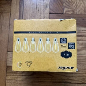 DEWENWILS 6 Pack Vintage LED Edison Bulbs,Dimmable Warm White ST64 800LM, E26 7W - Picture 1 of 3
