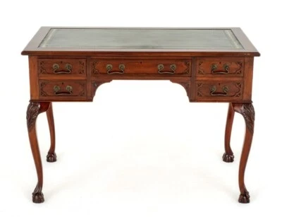 Chippendale Desk Mahogany Writing Table Ball and Claw - Image 1 of 4