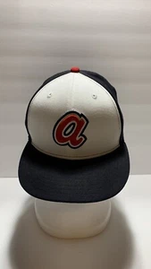 Atlanta Braves Hat Fitted New Era 59Fifty 2014 Alternate Practice Cap Black B1 - Picture 1 of 6