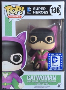 FUNKO POP DC Super Heroes n°136 Catwoman Exclusive Legion of collectors TBE - Picture 1 of 6