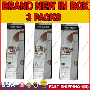 Neutrogena PureScreen+ Mineral UV Tint Face Liquid Vitamin E Medium DEEP EX9/24 - Picture 1 of 1