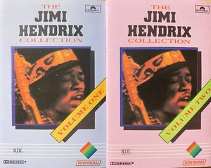 The Jimi Hendrix Collection Vol. 1 & 2 Rainbow Label Cassette  Australia VGC - Picture 1 of 3