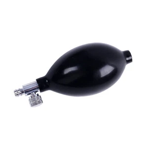 Black Manual Air Pump Inflation Sphygmomanometer Blood Pressure Latex Ball Bulb - Bild 1 von 6