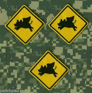 SYRIA IRAQ OP INHERENT RESOLVE OIR ⭐ GREEN BERETS SAS vel©®Ø 3-TAB: Pigs Flying - Picture 1 of 12