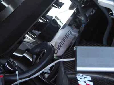 Mustang GT 2011-2017 impulsado por Ford cubiertas de riel de combustible grabadas acero inoxidable pulido Foto 1 de 4