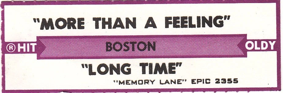 Juke Box Strip Boston - More Than A Feeling / Long Time - Image 1 of 1