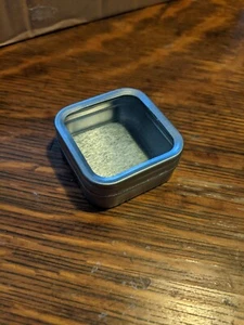 Metall Kerzen Dosen mit Deckel, Silber Quadrat Behälter zum Selbermachen (100 Stück) 1 - 3/4" - Bild 1 von 5
