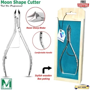 Professional Heavy Duty Moon Shape Toe Nail Cutter Extra Thick Nail Clipper New - Picture 1 of 4