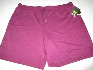 Lot of 4 pair NWT womens stretch shorts plus 20 black burgundy gray blue - Picture 1 of 6