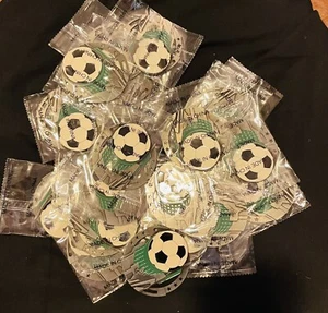 28 Soccer Christmas Ornaments 2nd Place Award Medals Liquidation Closeout Sale - Picture 1 of 2