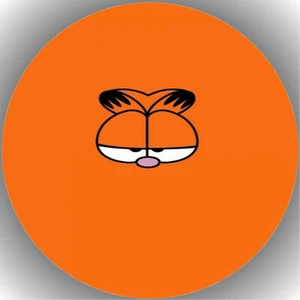 Ostia per torta compleanno festa immagine torta fondente - cialda Garfield P5 - Foto 1 di 1