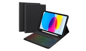 iPad 10. Gen Bluetooth Tastatur Hülle GOKOCO iPad 2022 10,9 Zoll Tablet Cover - Bild 1 von 7