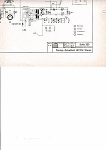 Esquema de servicio para Imperial J 611 FM estéreo - Imagen 1 de 1