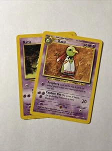 Pokémon TCG Xatu Neo Genesis 52 & Natu 67 Regular Unlimited Uncommon - Picture 1 of 10