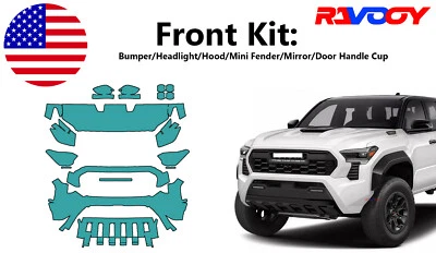 For Toyota Tacoma TRD Pro 2024-2025 Front Paint Protection Film PreCut Kit PPF - Image 1 of 4