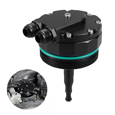 BEVINSEE Tapa de filtro de aceite para radiador de aceite BMW E36 E46 E39 E60 X3 X5 Z3 Z4 M52 M54 - Imagen 1 de 4