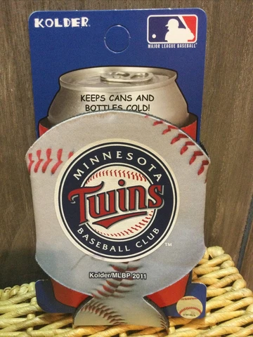 MINNESOTA TWINS SOFT FOAM CAN BOTTLE COOZIE KOOZIE COOLER MLB Kolder 2011 Cover