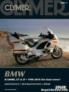 1998-2010 BMW K1200RS GT LT Motorcycle Repair Manual by Clymer : M501-3 - Picture 1 of 1