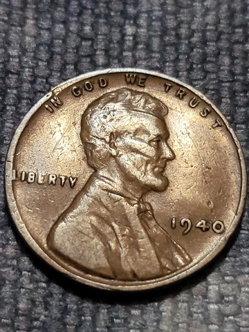 1940 wheat penny mint error Cover