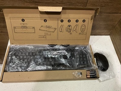 HP 510 - Bluetooth Wireless KEYBOARD + MOUSE + DONGLE HSA-P011D - Black - New - Image 1 of 4