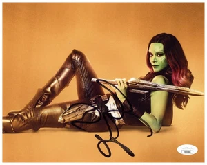 Zoe Saldaña signed 8x10 Foto Guardians of the Galaxy handsigniert JSA COA 2 - Bild 1 von 1