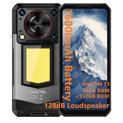 6,8" Oukitel WP56 5G Robust Handys 36GB+512GB 16000mAh Android 15 108MP Kamera - Bild 1 von 4