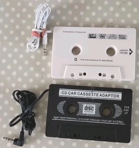2x CAR AUDIO TAPE CASSETTE ADAPTERS, 3.5mm JACK AUX, Used - Picture 1 of 4