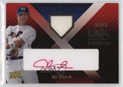 2008 USA Baseball National Teams Jersey Autos Red Ink /25 Jeff Malm #UE-9 Auto - Image 1 of 2