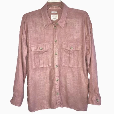 AMERICAN EAGLE OUTFITTERS S AHH MAZINGLY SOFT Flannel Shirt Jacket Top Shacket - Image 1 of 4