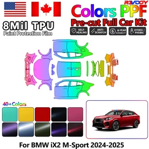Color Precut PPF Paint Protection Film For BMW iX2 M-Sport 2024-2025 - Picture 1 of 17