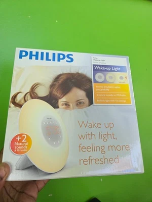 Philips HF3505/60 Wake-up Light "Alarm Clock" - White - Image 1 of 4