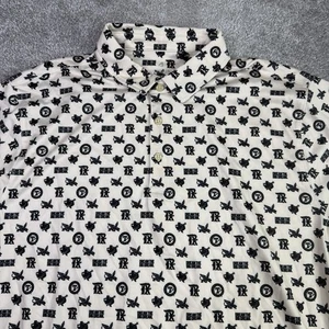 Texas Rangers Antigua Shirt Herren Large Off White Performance Polo - Bild 1 von 9